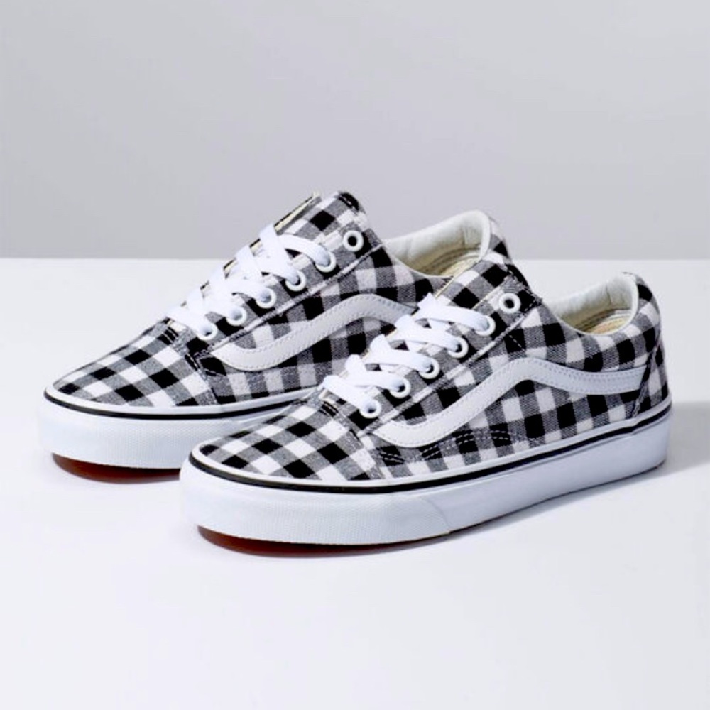 Gingham old skool Vans